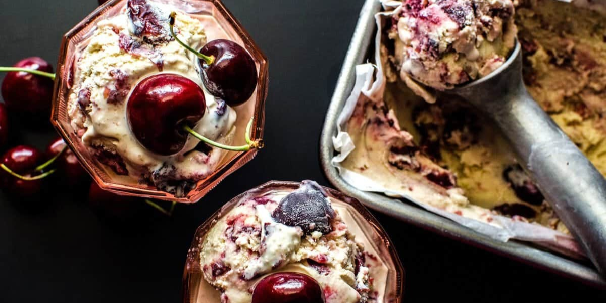 How to make Frozen Custard topped with your favourite topping, delicious pecans, and a cherry!